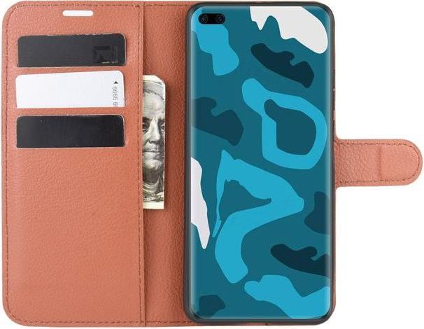 Actual product image MU Classic Litchi Leather Bookcover Series (Huawei P40 Pro+)