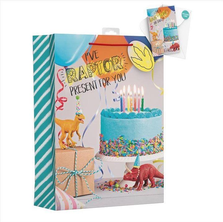 Immagine prodotto Giftmaker Sacchetto regalo Dinosauro 6Pack (Borsa da regalo, 6 x)
