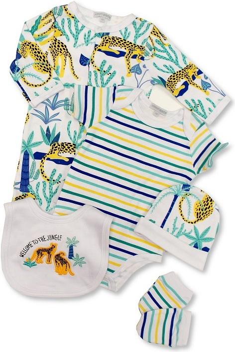 Universal Textiles Welcome To The Jungle Strampelanzug Set Baby (5erPack)