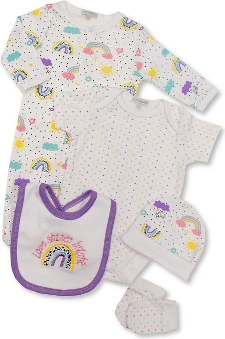 Produktbild Universal Textiles Love Shines Bright Strampelanzug Set Baby (5erPack) (68)