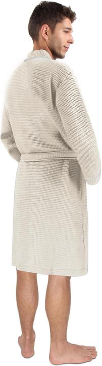 Actual product image Normani Mens Waffle Piqué Bali Dressing Gown (5XL)