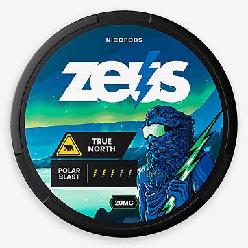 Zeus True North (Nicotine Pouches, 20 mg)