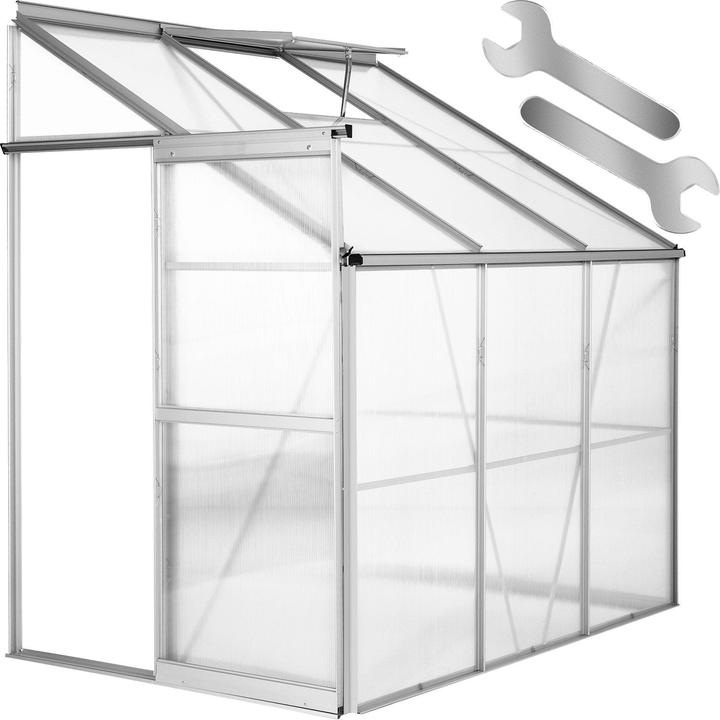 Actual product image tectake Leaning greenhouse