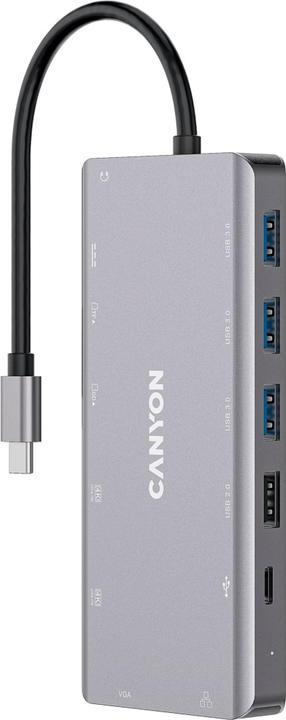 Canyon CNS-TDS12 Dockingstation (USB-C, 13 Ports)