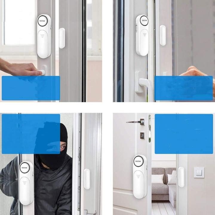 Produktbild Werkstein Anti-Einbruch Tür- Fenster Sensor Alarmanlage Sirene (120db)