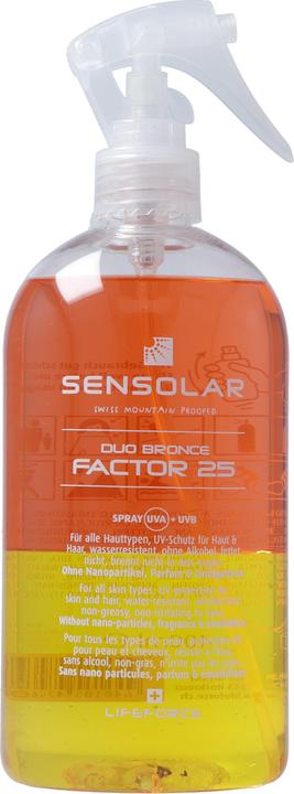 Sensolar Écran solaire (Spray solaire, SPF 25, 400 ml, 446 g)