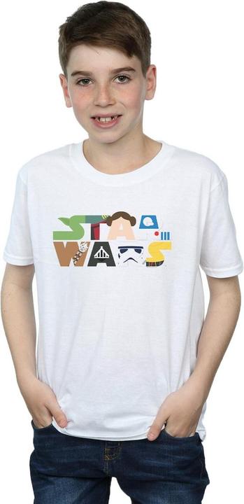 Image du produit Star Wars - T-shirt CHARACTER LOGO - Garçon (152, 158)