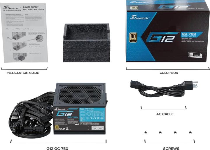 Productafbeelding Seasonic G12 GC-750 (750 W)