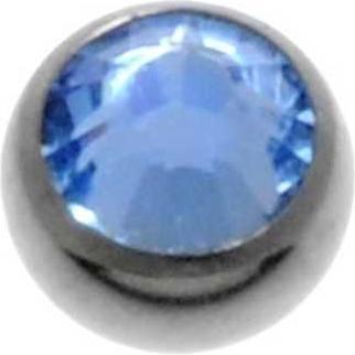 Produktbild Bijouteria 1.2mm Titan Piercingteil (Swarovski Kristall, Titan)
