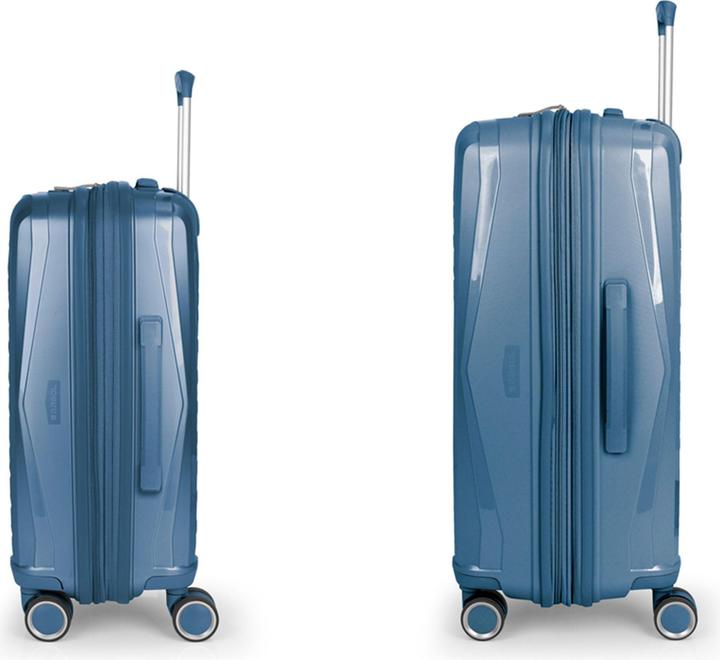 Actual product image Gabol Queens 4-wheel suitcase set 2-piece with expansion fold (114 l)