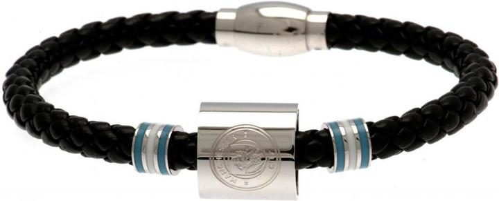 Image du produit Manchester City FC Bracelet Colour Ring Cuir (20 cm, 100% cuir)