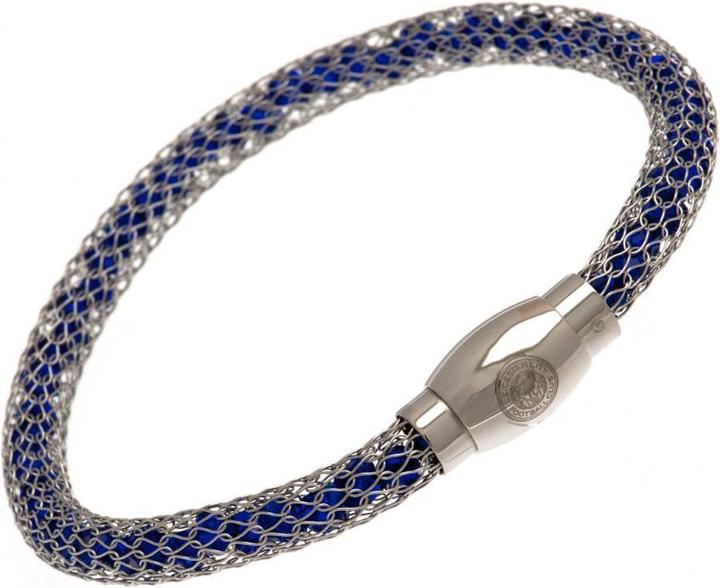Image du produit Leicester City FC Bracelet cage en acier inoxydable (21 cm, 100% Textile)