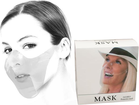 Produktbild Novidarte TECHNA Gesichtsschutzmaske | transparent (1 x)