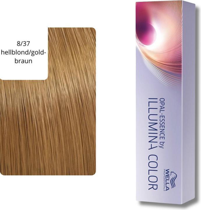 Actual product image Wella Illumina Color (8/37 light blonde gold brown)