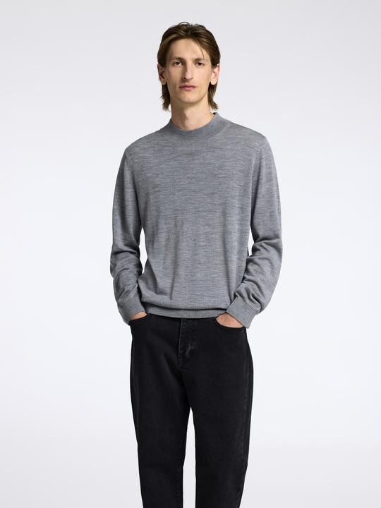 Actual product image Selected Homme 100% merino wool mock neck jumper (XXL)