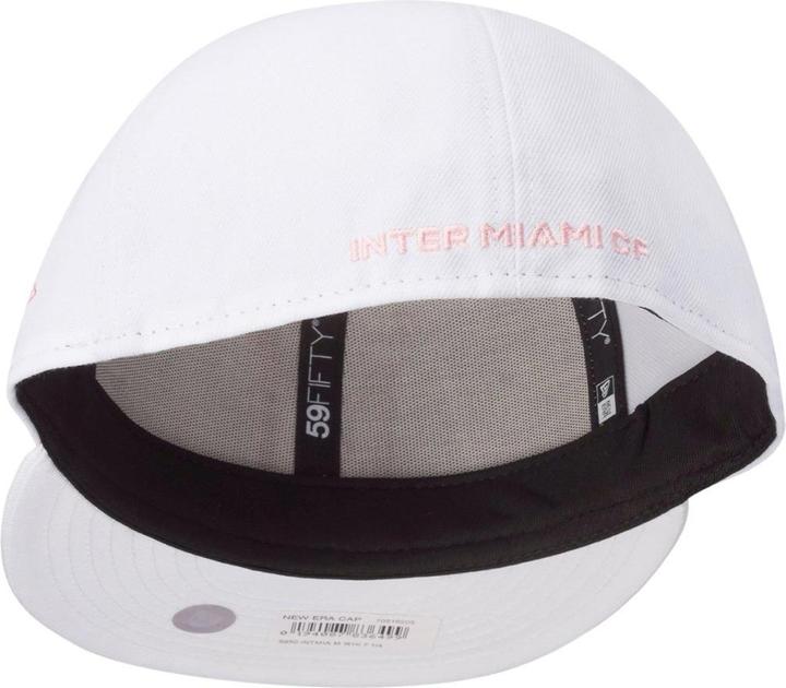 Actual product image New Era 59Fifty Fitted Cap - MLS Inter Miami white - 6 7/8 (6 7/8)