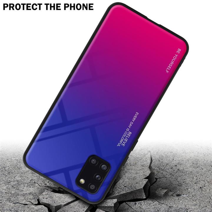 Productafbeelding Cadorabo TPU 2 kleuren glasdekking (Samsung Galaxy A31)