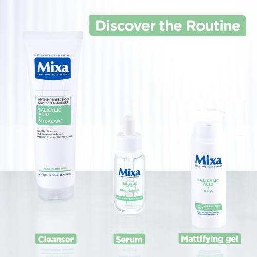 Image du produit Mixa Nettoyant confort anti-imperfection 150 ml (Chiffons de nettoyage, 150 ml)