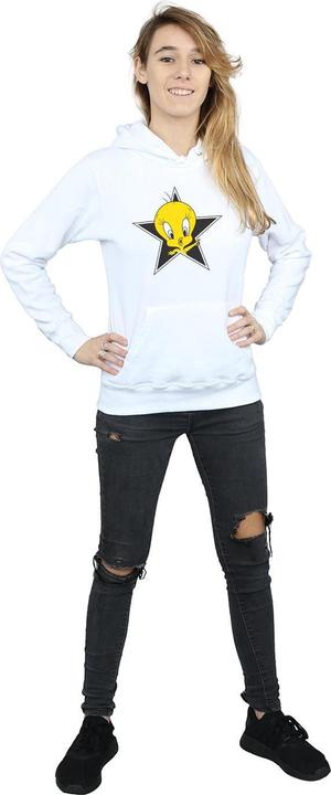 Immagine prodotto Looney Tunes Tweety Pie Star Felpa con Cappuccio Donna (XXL)