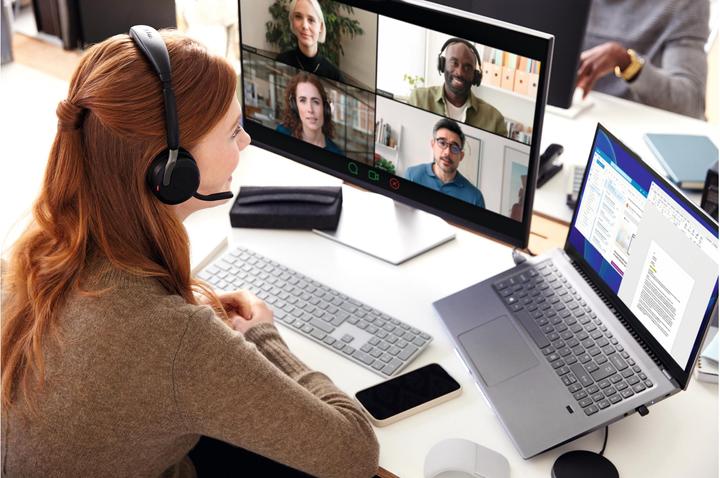 Produktbild Jabra Evolve2 65 Flex MS inkl. Ladestation (Kabellos, USB-A)