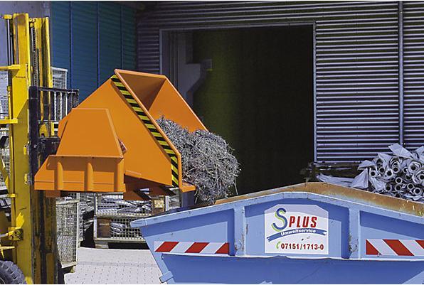 Produktbild eurokraft pro Kippbehälter, Standard-Bauhöhe, ohne Fahrwerk (500 l)