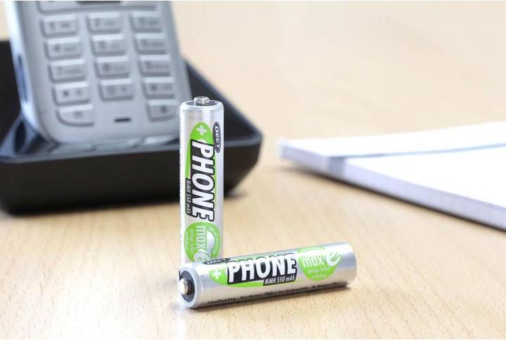 Actual product image Ansmann Micro (AAA) battery NiMH DECT max (2 pcs., AAA, 550 mAh)