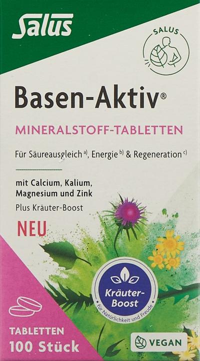 Image du produit Salus Basen-Aktiv Mineralstoff Tablette (100 pièce(s), Cachets, 187 g)