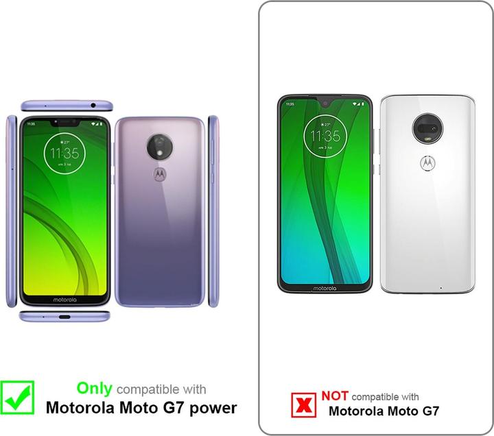 Immagine prodotto Cadorabo Copertura della cassa del silicone liquido TPU (Potenza del Motorola G7)