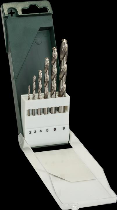 Bosch Professional Zubehör Jeu de forets à métaux (2 mm, 3 mm, 4 mm, 5 mm, 6 mm, 8 mm)