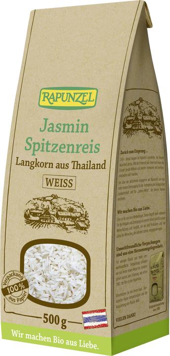 Rapunzel Jasmin Spitzenreis Langkorn Weiss Bio (500 g)