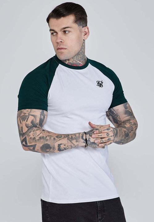 Siksilk T-Shirt Raglan T-Shirt (S)