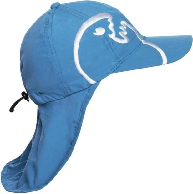 Image du produit IQ-UV Protection UV Cap Bites avec protection de cou enfants recyclé, bleu (1 pc)