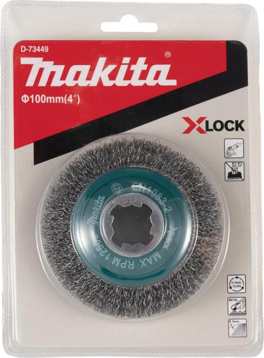 Image du produit Makita Brosse conique 100 mm métal X-LOCK (46)