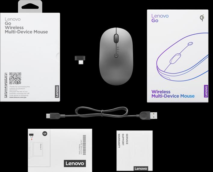 Produktbild Lenovo Go Wireless Multi-Device Mouse (Kabellos)