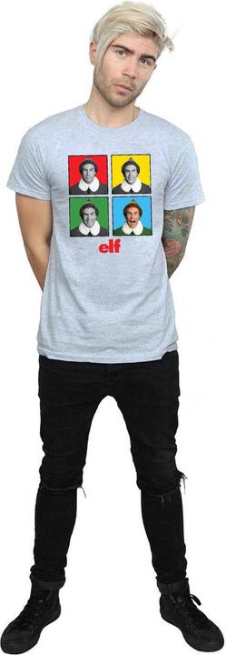 Actual product image Elf Mens Four Faces T-Shirt (XXL)