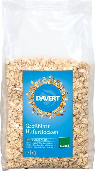 Produktbild Davert Haferflocken Grossblatt, Bioland (1000 g)
