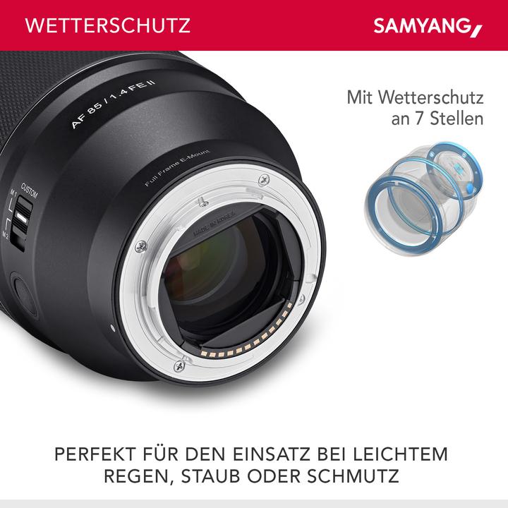Actual product image Samyang AF 85mm f/1.4 FE II Sony E (Sony E, full size)