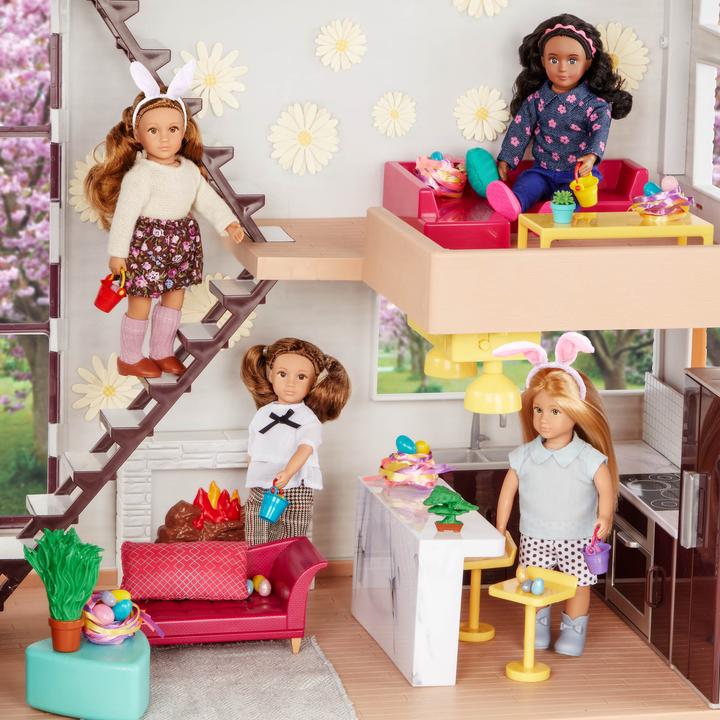 Actual product image Lori Doll's House Loft Play Set