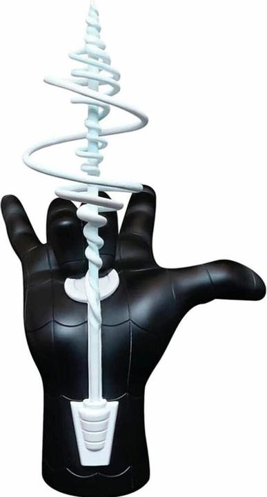 Actual product image Toy Sapiens Marvel Heroic Hands Life-Size Statue #1B Spider-Man Black Suit 26 cm