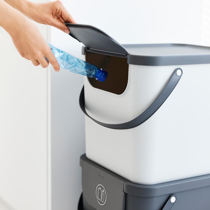 Image du produit Rotho Seau de recyclage Albula 40 l, blanc (40 l)