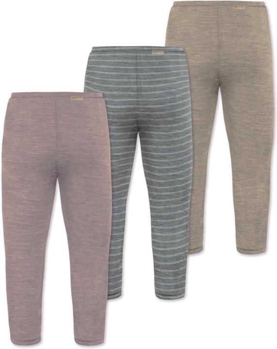 Produktbild Normani 3er Pack Baby Merino Unterhose mit Füssen - 9543 (92)