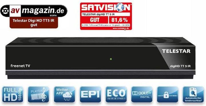 Immagine prodotto Telestar -DIGITAL digiHD TT 5 IR (DVB-T2)