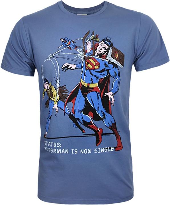 Junk Food Superman Is Now Single Tshirt