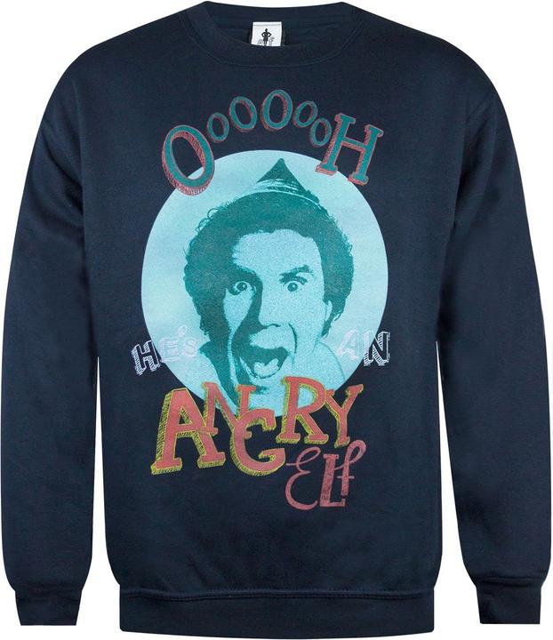 Produktbild Elf Oh Hes Angry Sweatshirt Weihnachtliches Design (M)