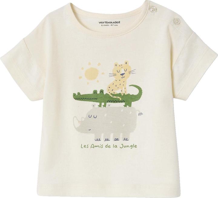 Actual product image Vertbaudet Baby-Set: T-Shirt & Shorts mit Streifenmuster (68)