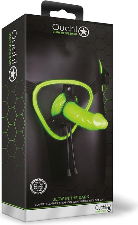 Actual product image Ouch! Strap-on Harness - Glow in the Dark