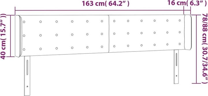Immagine prodotto VidaXL Gianna (163 x 16 x 88 cm)