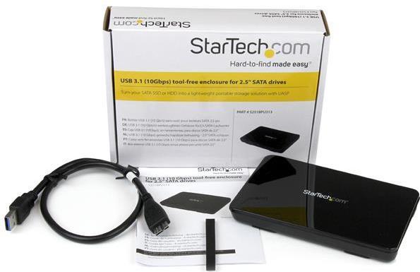 Image du produit StarTech Boîtier USB 3.1 Sans Outils (2.5")