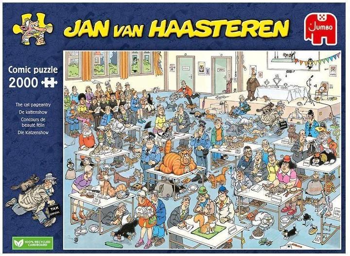 Actual product image Jumbo Jan van Haasteren, Kattenshow -palapeli, 2000 palaa (2000 pieces)