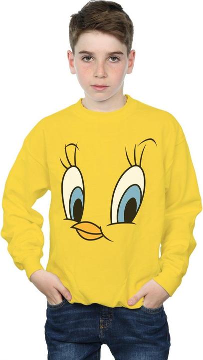 Produktbild Looney Tunes Tweety Pie Face Sweatshirt Jungen (128)